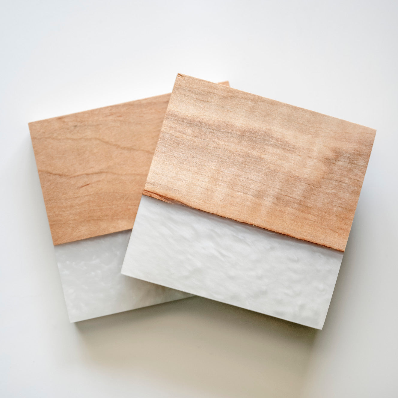 Custom Maple Coaster with Epoxy