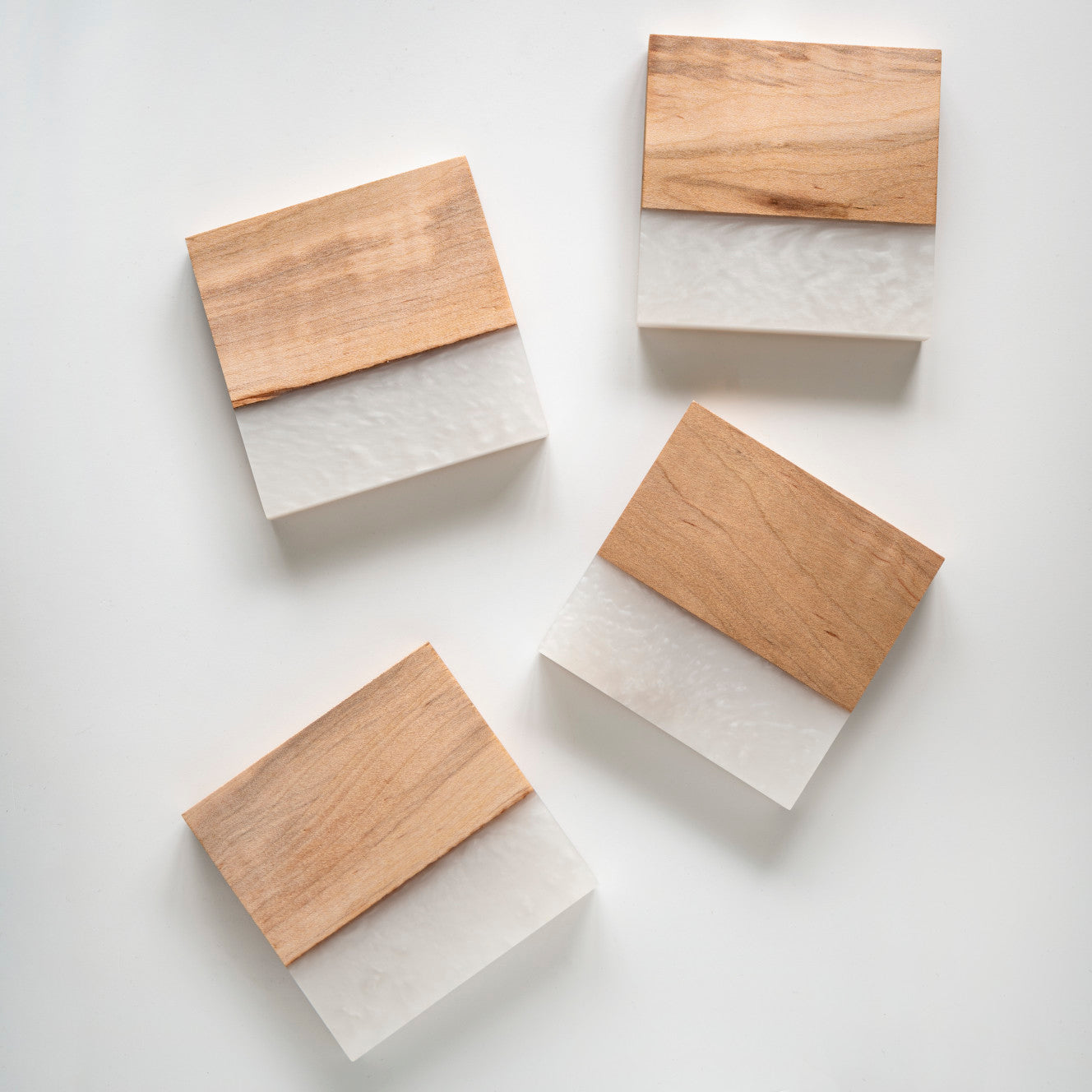 Custom Maple Coaster with Epoxy