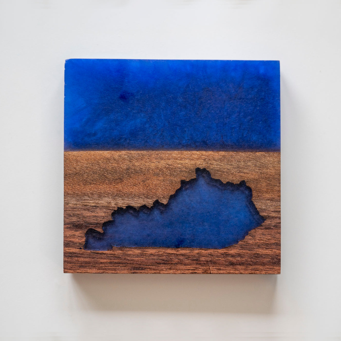 Walnut KY State Silhouette Coaster