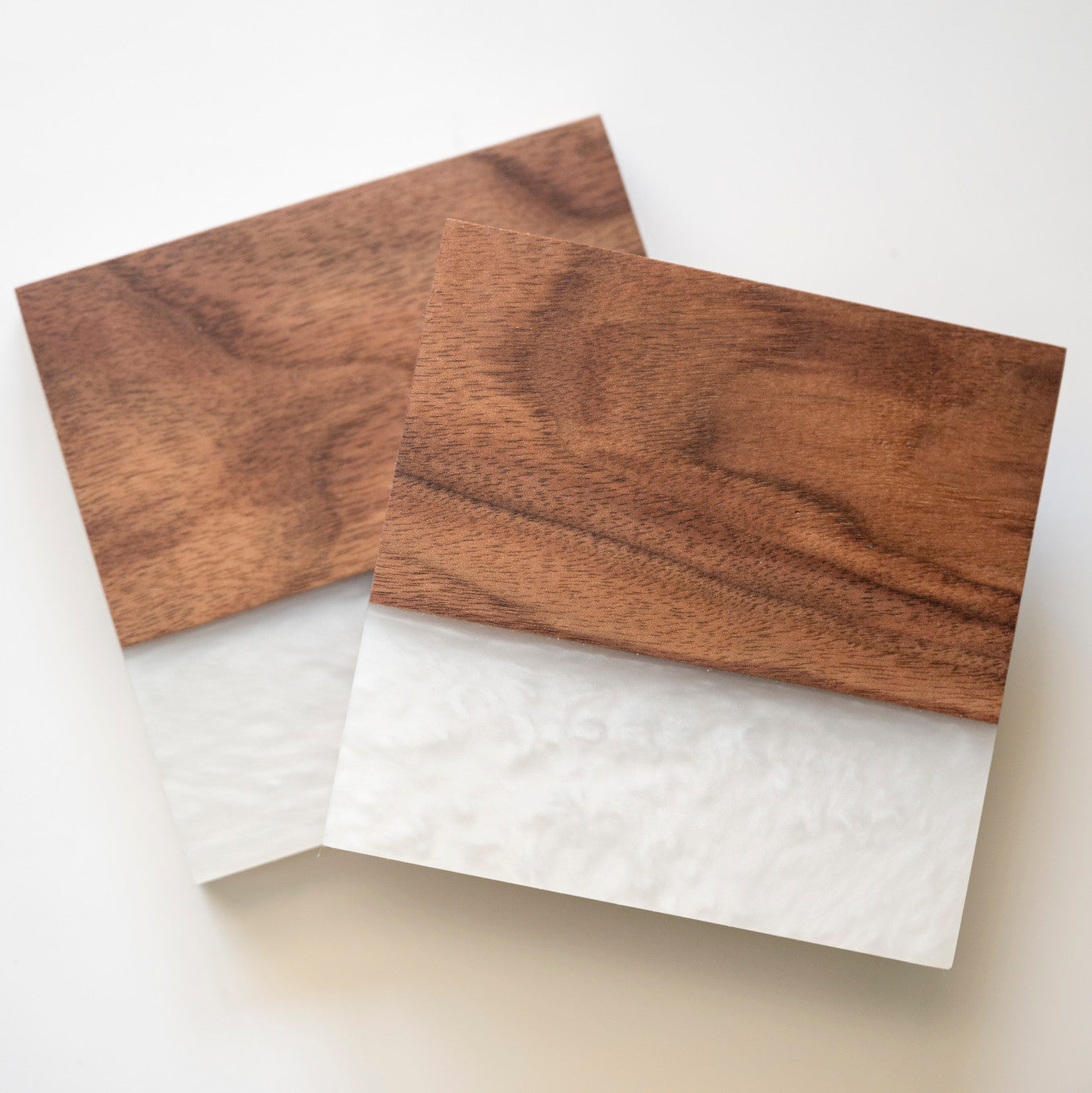 Custom Walnut Coaster with Epoxy