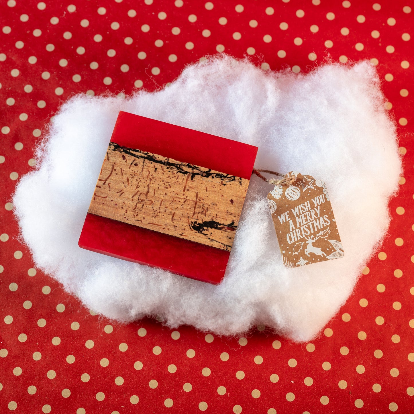 Maple & Red Coaster