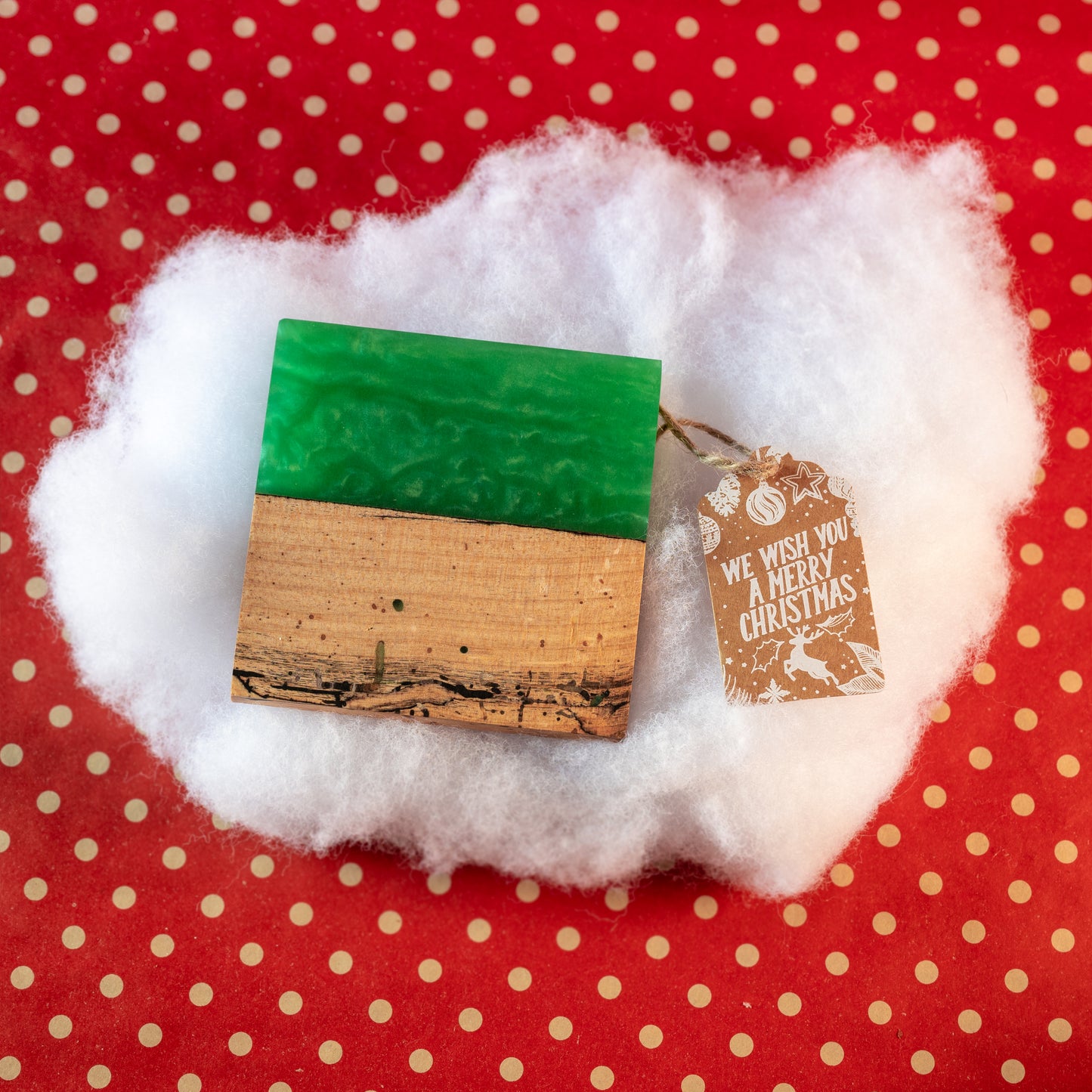 Maple & Green Coaster