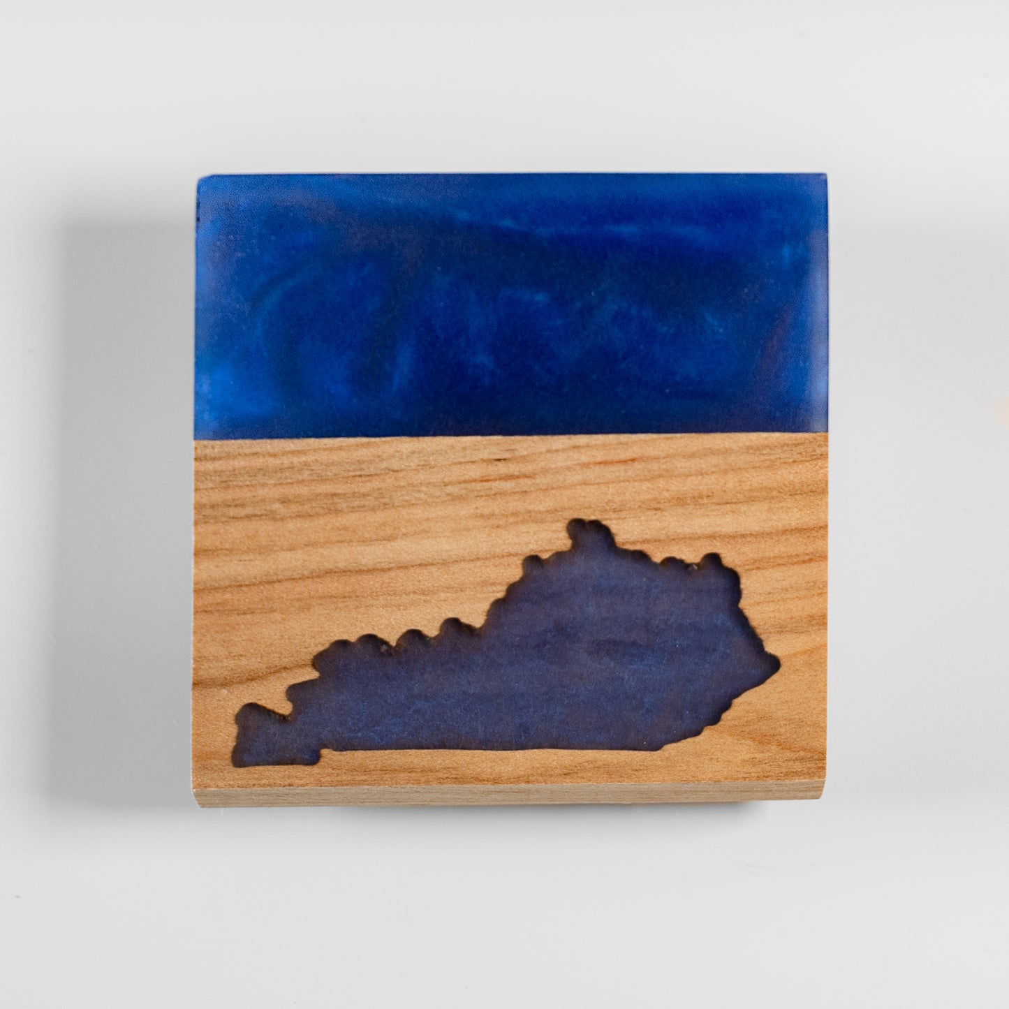 Maple KY State Silhouette Coaster