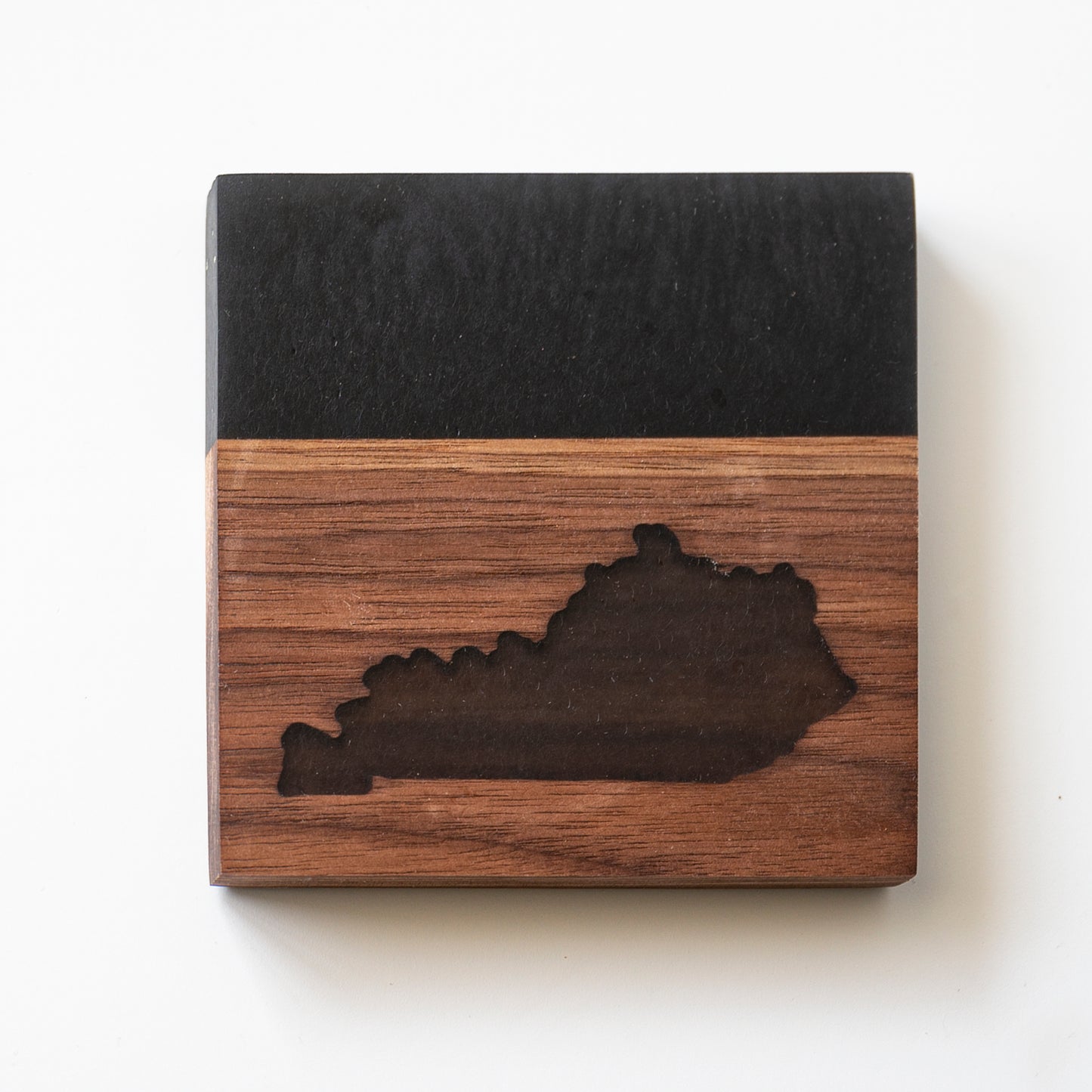 Walnut KY State Silhouette Coaster