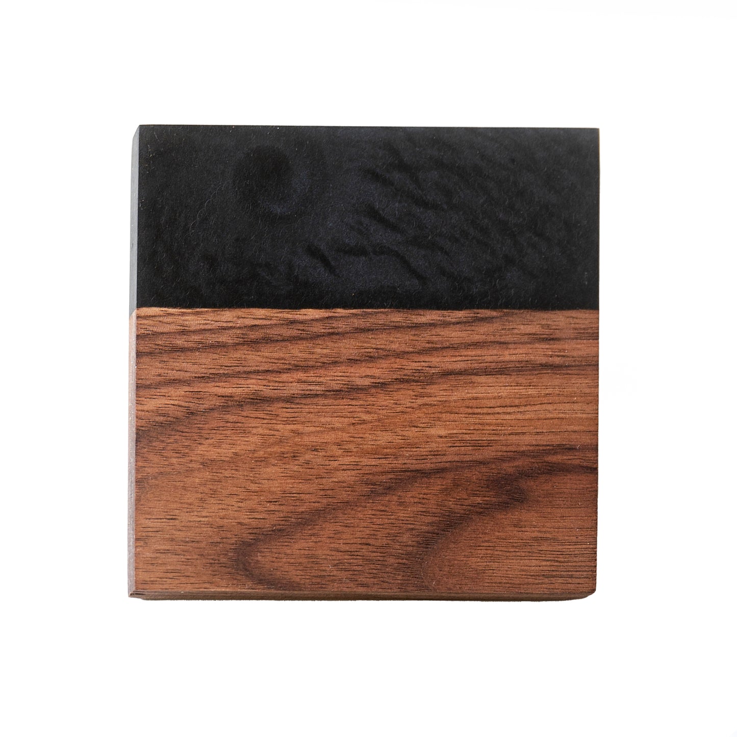 Walnut & Black Coaster